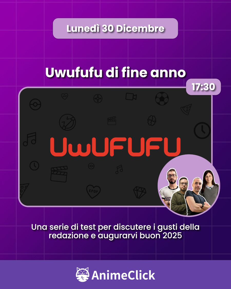 AnimeClick su Twitch: programma dal 30 dicembre al 5 gennaio AnimeClick su Twitch: programma dal 30 dicembre al 5 gennaio